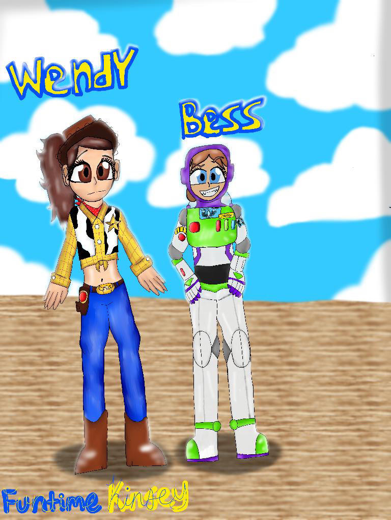 Wendy and Beth/Bess Lightyear (by Funtimekinsey) by RohanArtLife on DeviantArt Wendy and Beth/Bess Lightyear (by Funtimekinsey) by RohanArtLife on DeviantArt