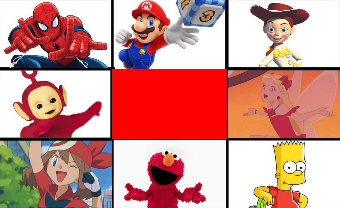 My Eight Favourite Red Characters by RohanArtLife on DeviantArt