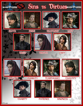 Sins vs Virtues - The Musketeers