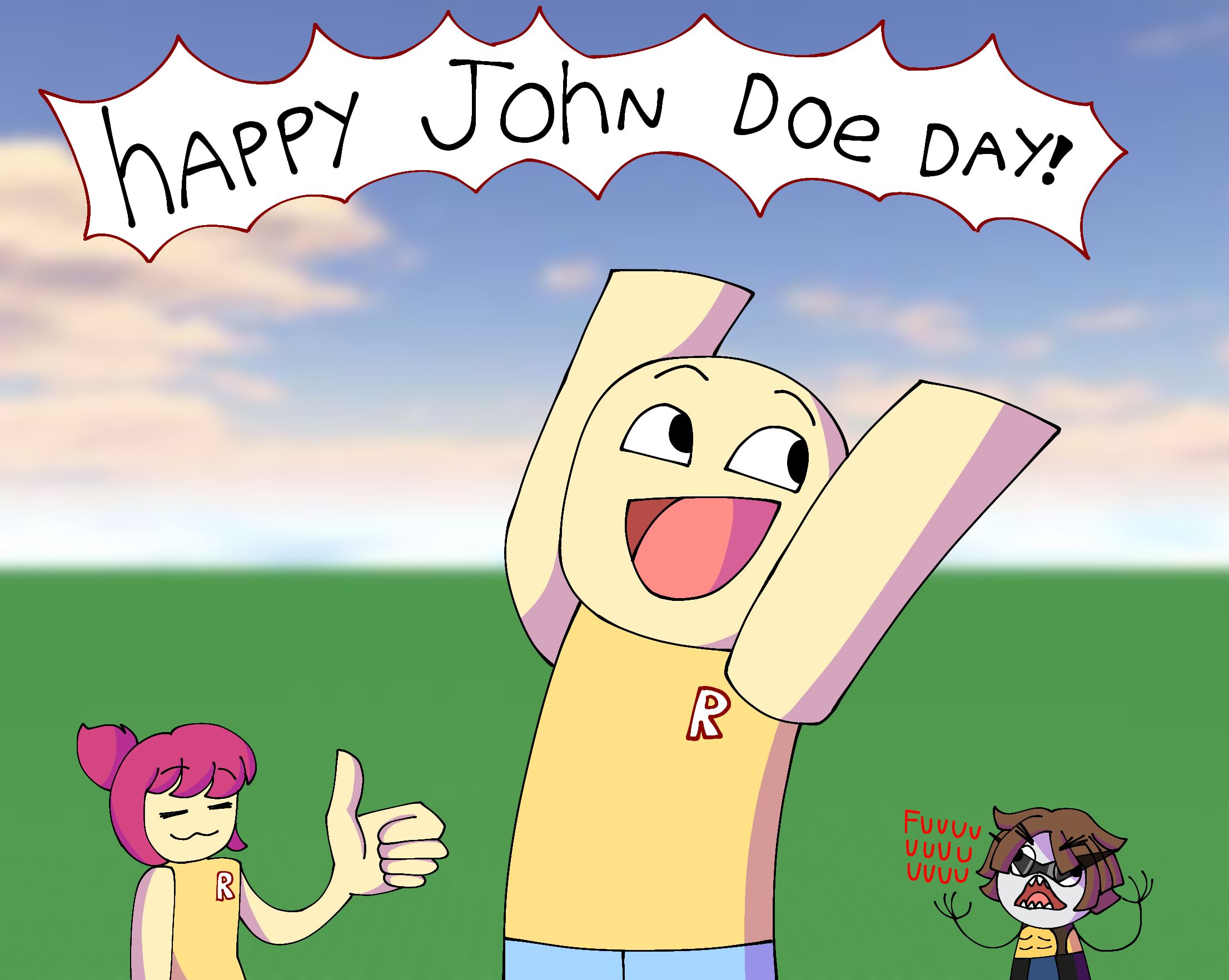 I drew guest 666 and john doe : r/RobloxArt