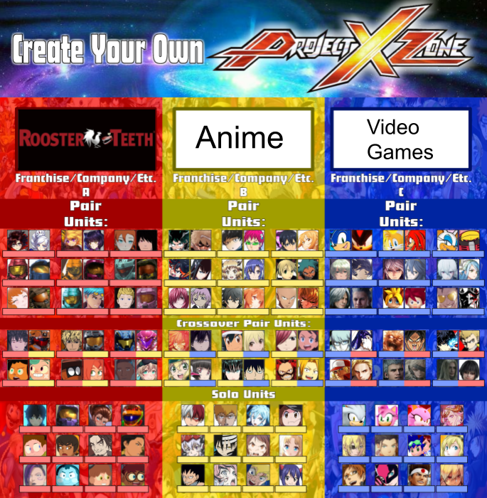 Project X Zone Texture Project X Zone My Version by JamesSonic on DeviantArt