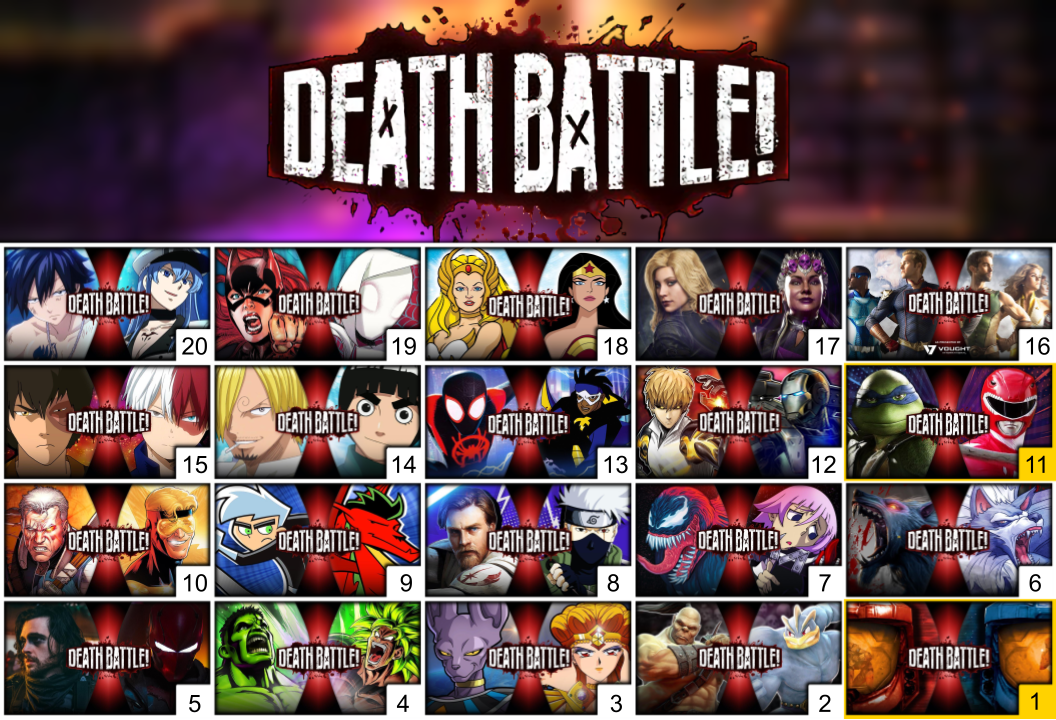 My Death Battle Season 7 Ranking by JamesSonic on DeviantArt