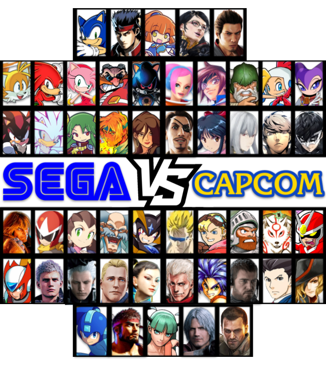 My Sega vs Capcom Fan Roster by JamesSonic on DeviantArt
