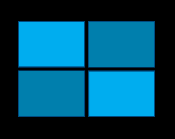 Windows 8 Alternative Logo (Black)