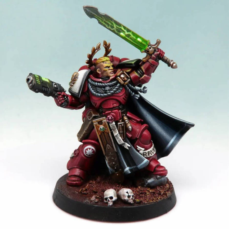 Blood Ravens primaris captain by RAFFETIN on DeviantArt Blood Ravens primaris captain by RAFFETIN on DeviantArt