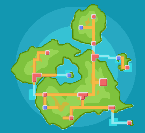 Pokemon Map Environments Pokemon Region Map by nkmblackhyuuga on DeviantArt