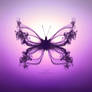 Butterfly I - Purple gradient