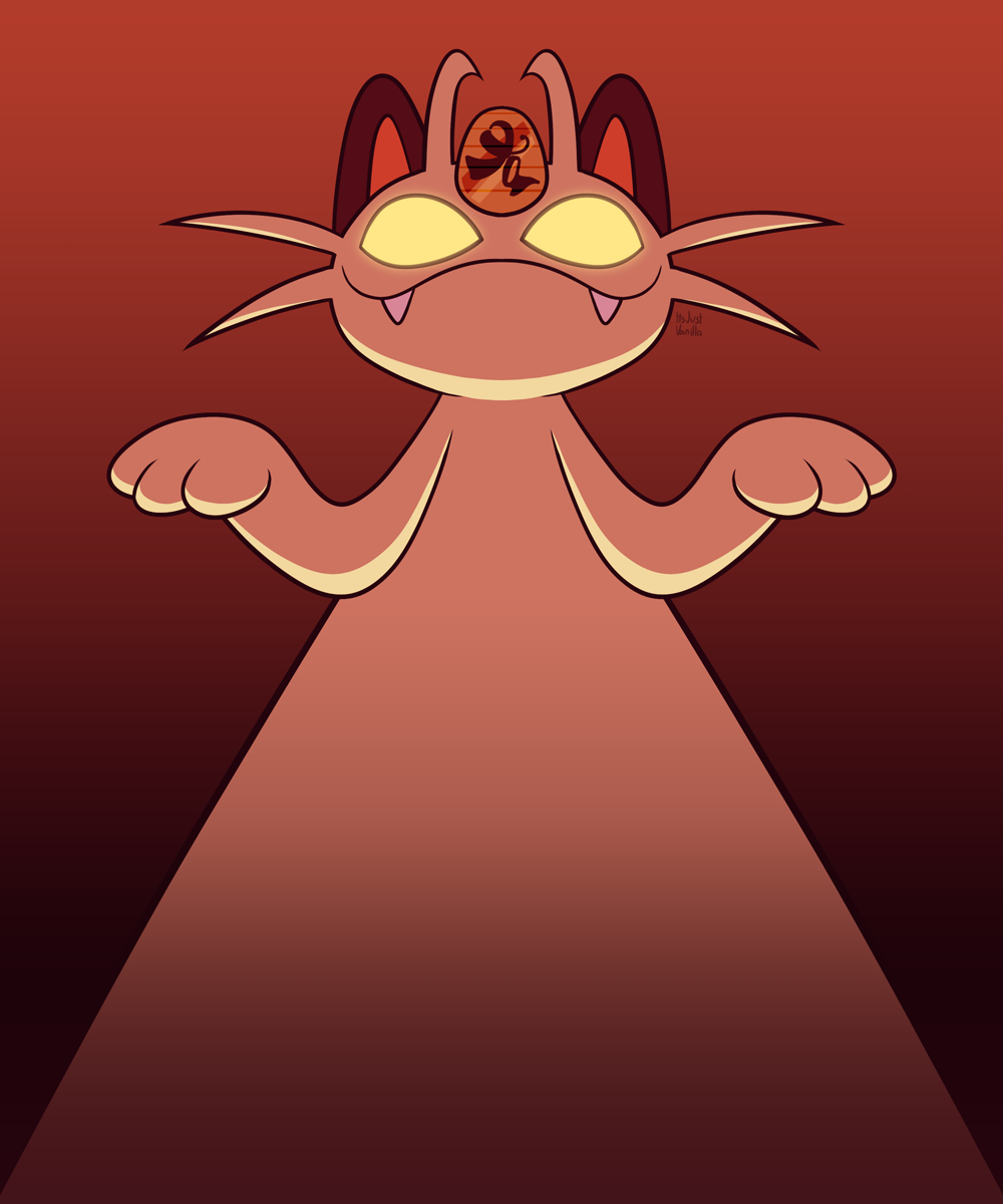 Meowth - Lanterna Laranja by Milo619 on DeviantArt