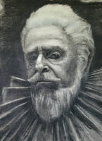 Charcoal Portrait of Renaissance Man