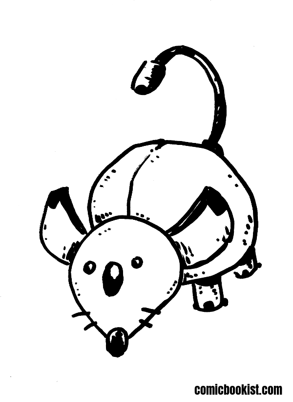 Inktober Day Twenty Eight - MouseBot