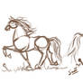 Random horse sketch