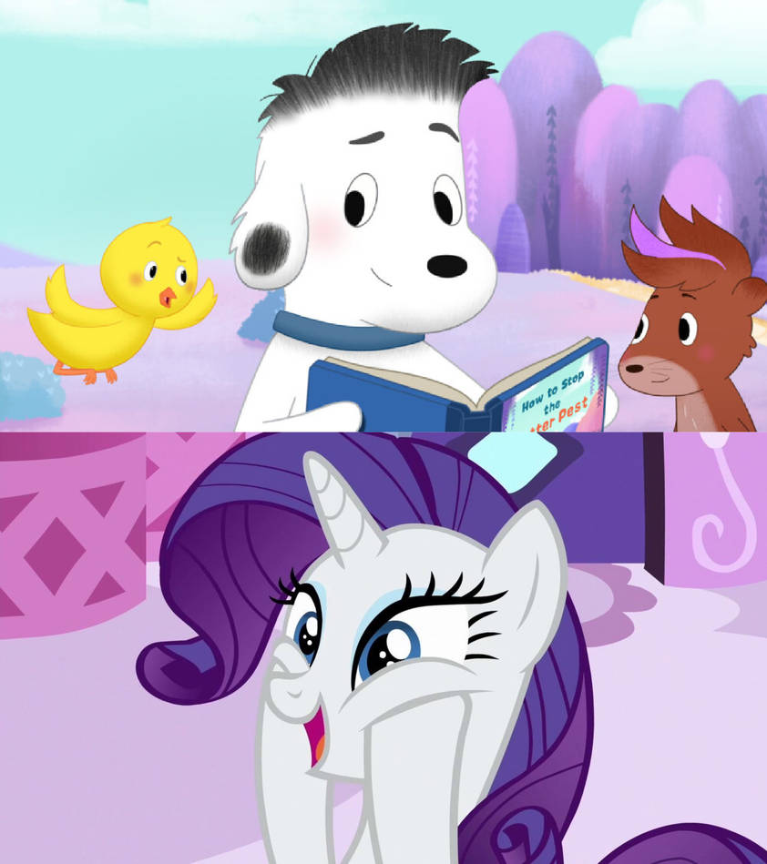 Rarity Excited of Rocket Saves the Day by Pitsada on DeviantArt
