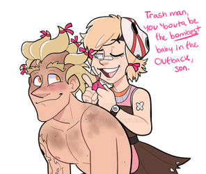 Junkrat and Tiny Tina