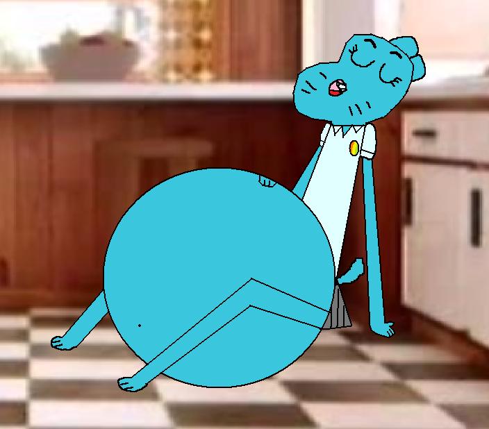 Gumball Watterson with Big Belly In the episode by KELLYPOSTELL on  DeviantArt