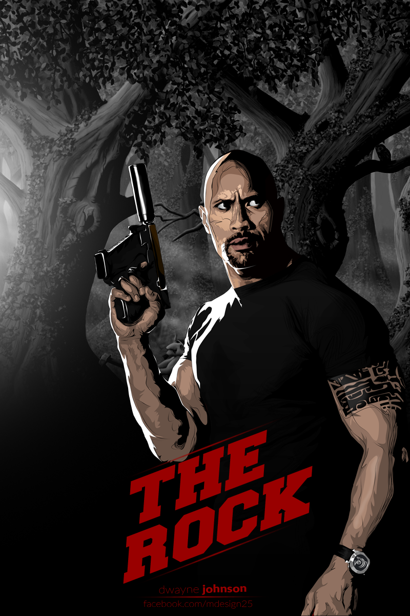 Dwayne Johnson Vector