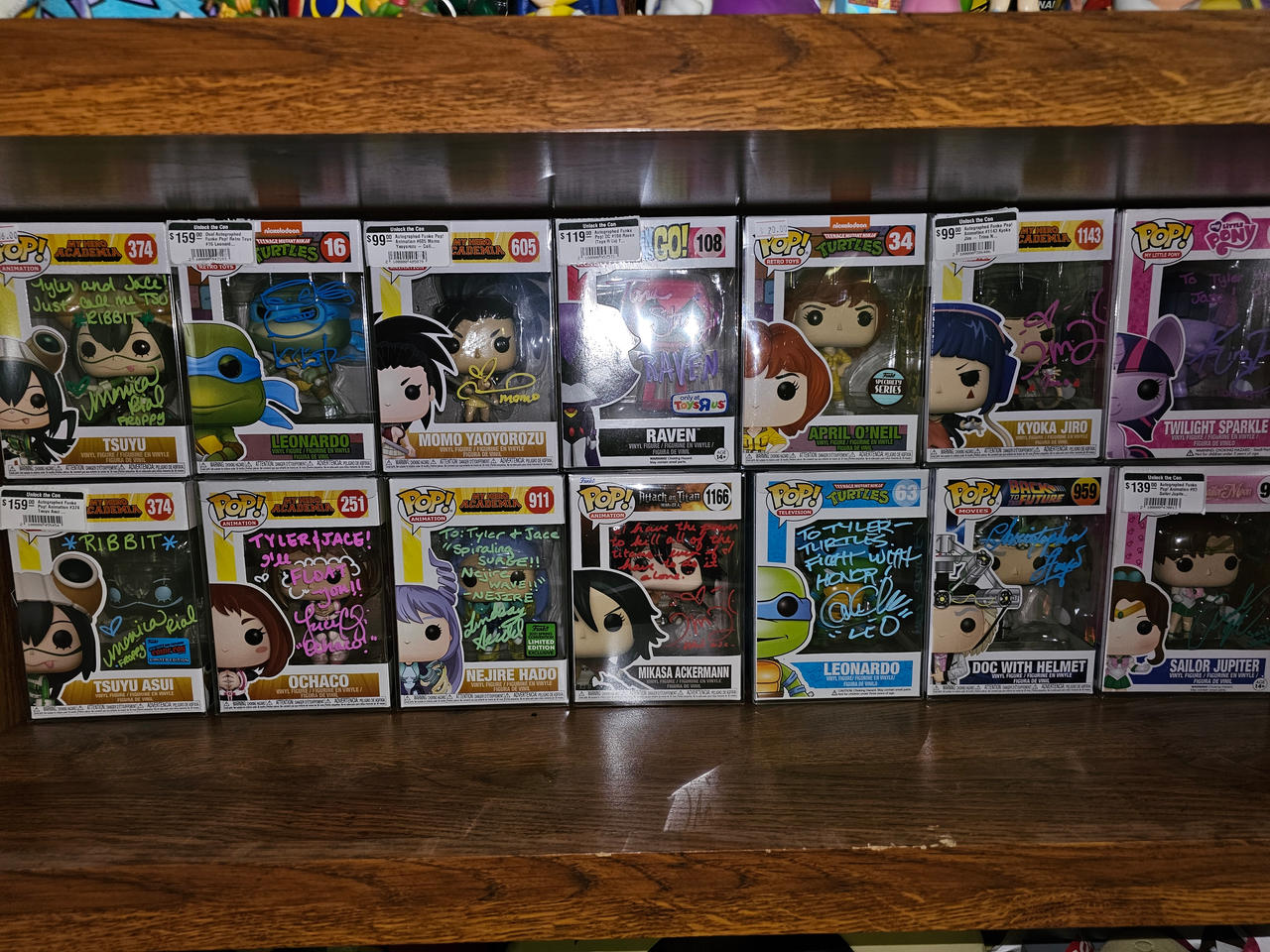 Signed funko pops part two