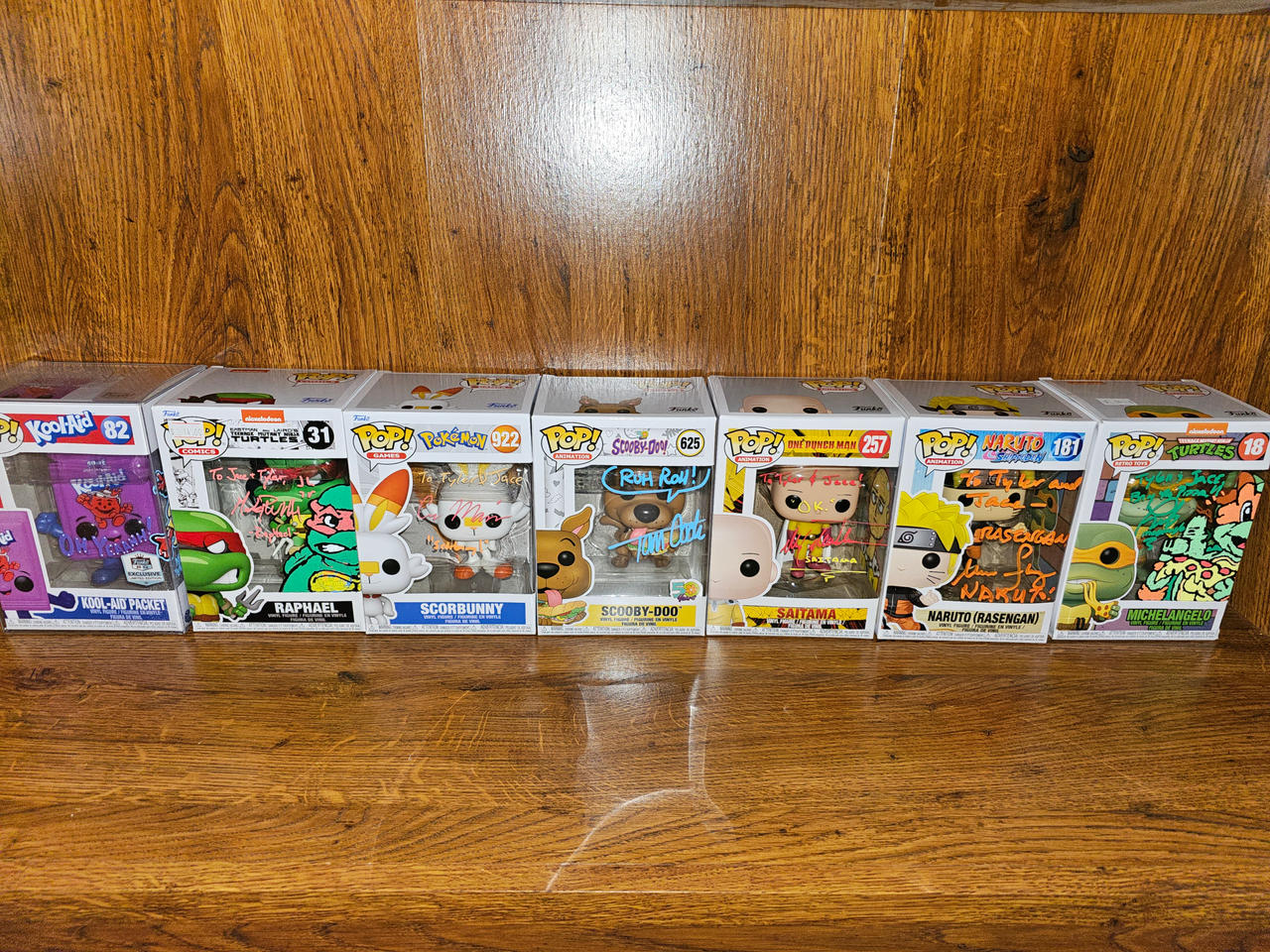 Signed funko pops part three