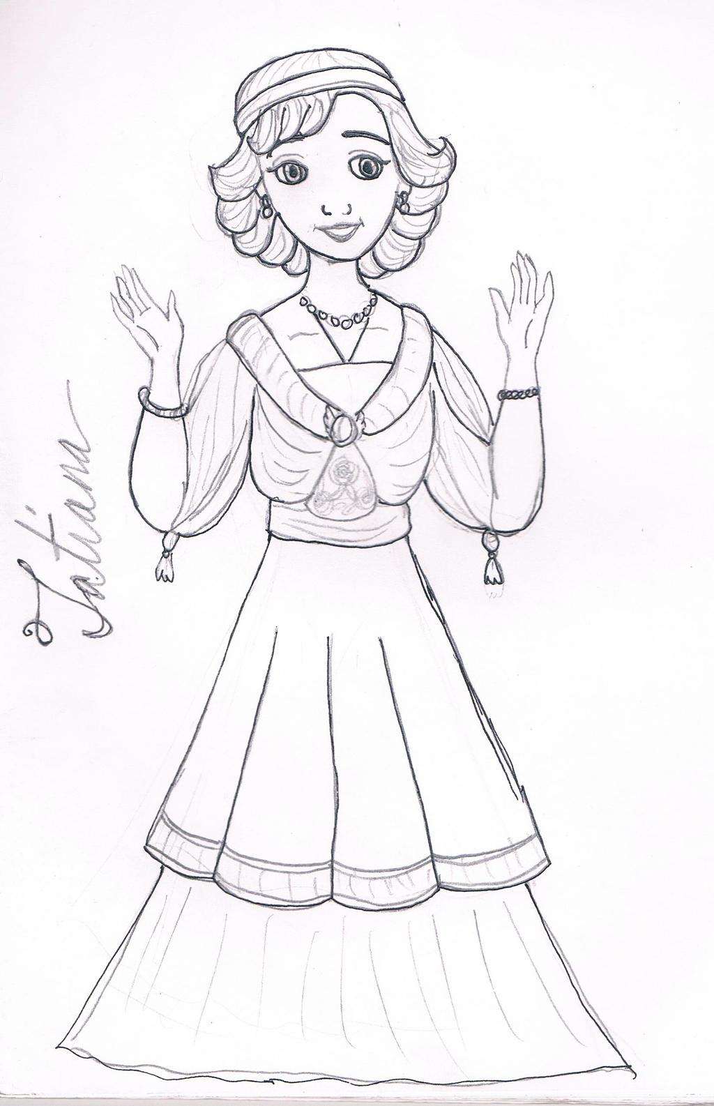 GD Tatiana Nikolaevna - Disney version (sketch)