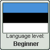 Estonian Language Level Beginner by I-AmThatIsJamala