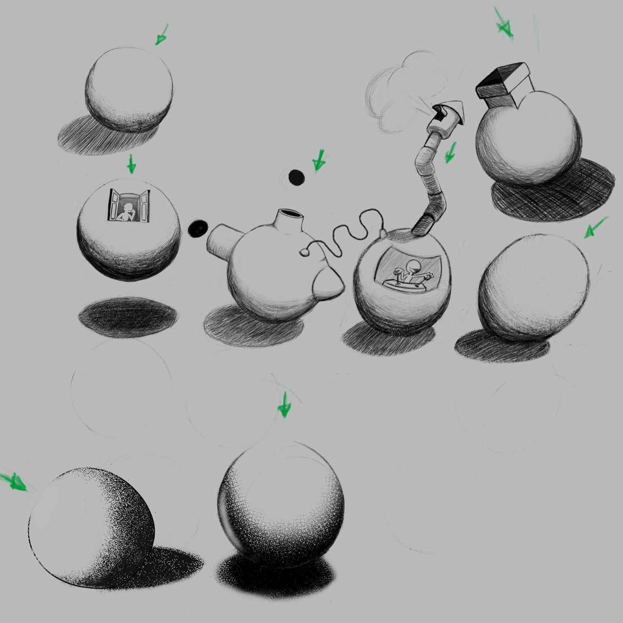 When your spheres exercise gets sidetracked by LilVentures on DeviantArt