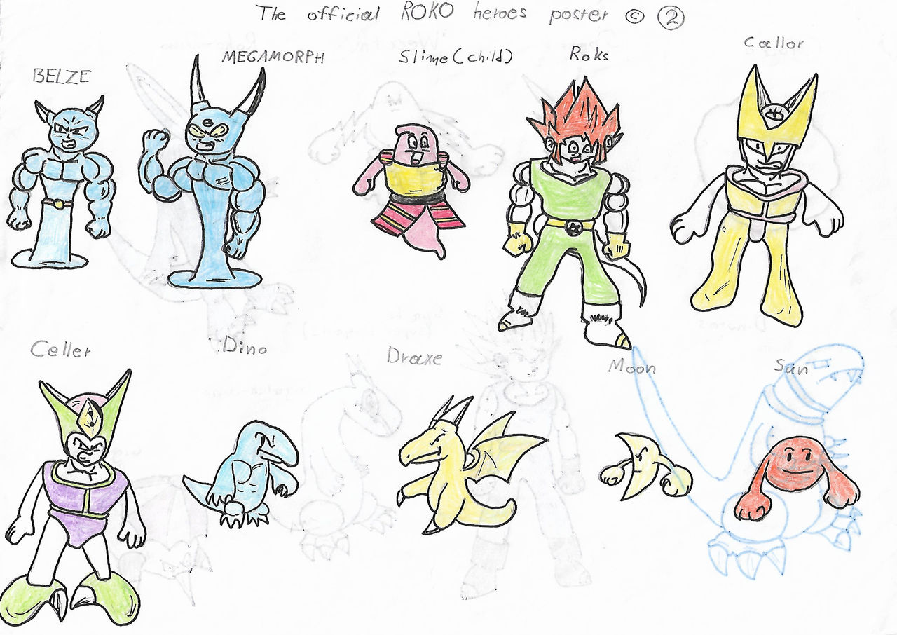 ROKO 2 characters poster A by StylianusCrispus on DeviantArt