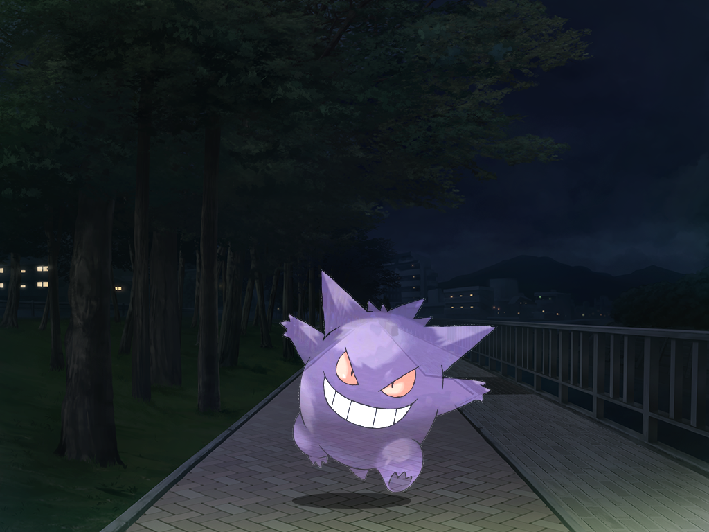 Mega Gengar (shiny) by Pokemonsketchartist on DeviantArt