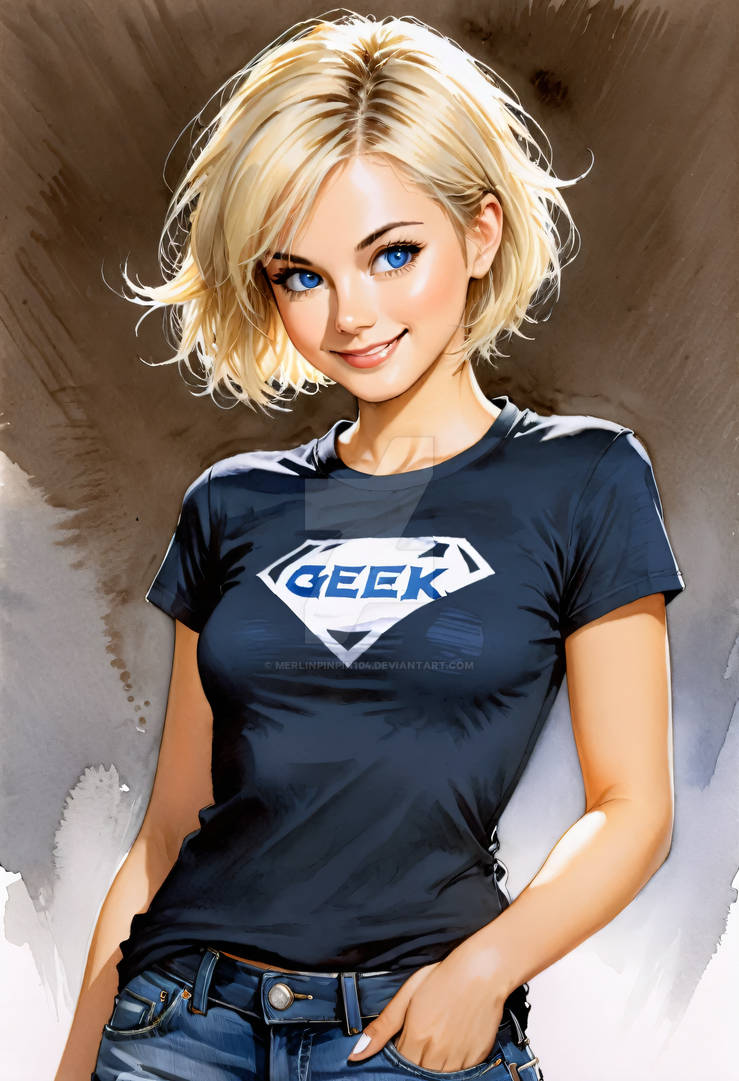 Geek girl by Merlinpinpin104 on DeviantArt