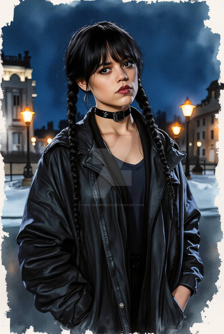 Wednesday Addams Rope Wednesday Addams by Merlinpinpin104 on DeviantArt