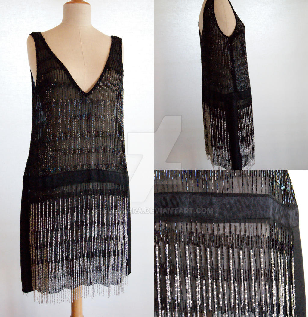 1920 Flapper Dress by elejnara on DeviantArt