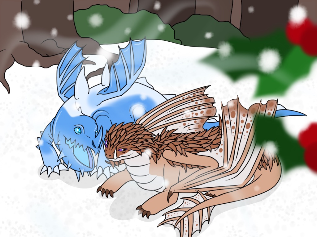 Commission - Icevein and Winterwind by BeckyL97