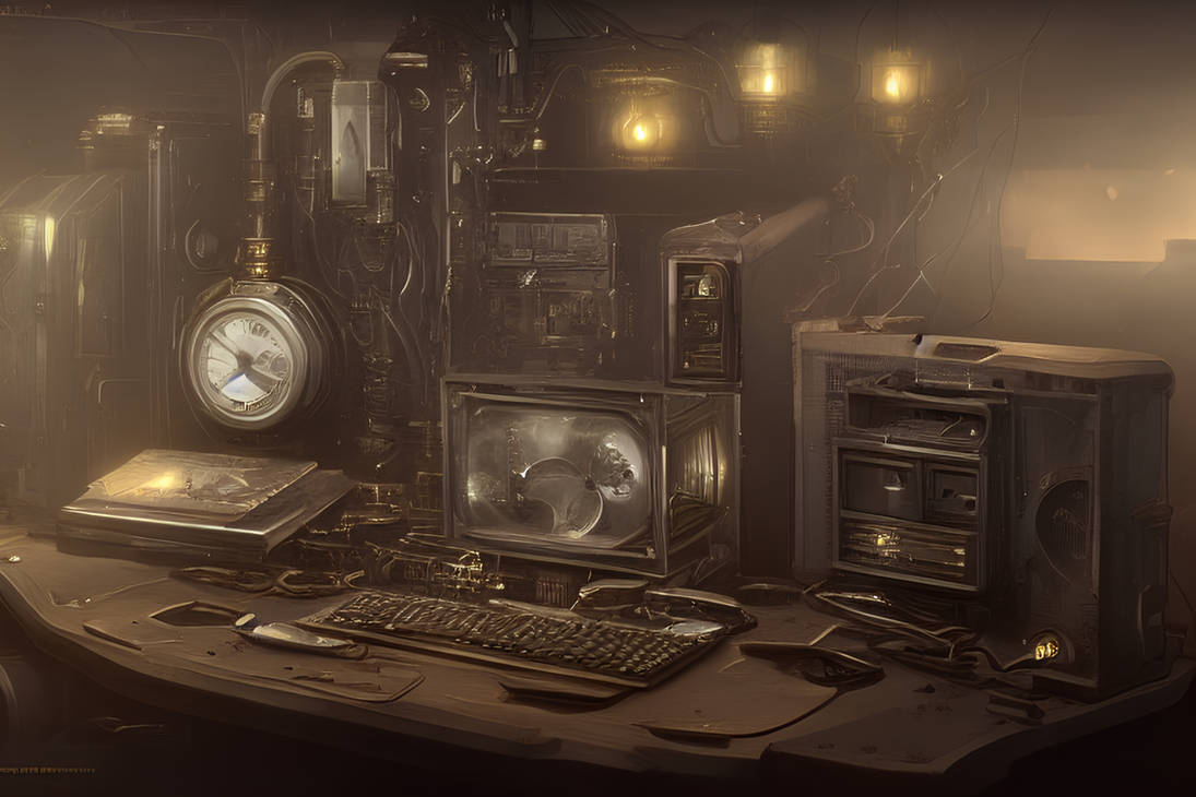 Steampunk-computer by paulowiki on DeviantArt