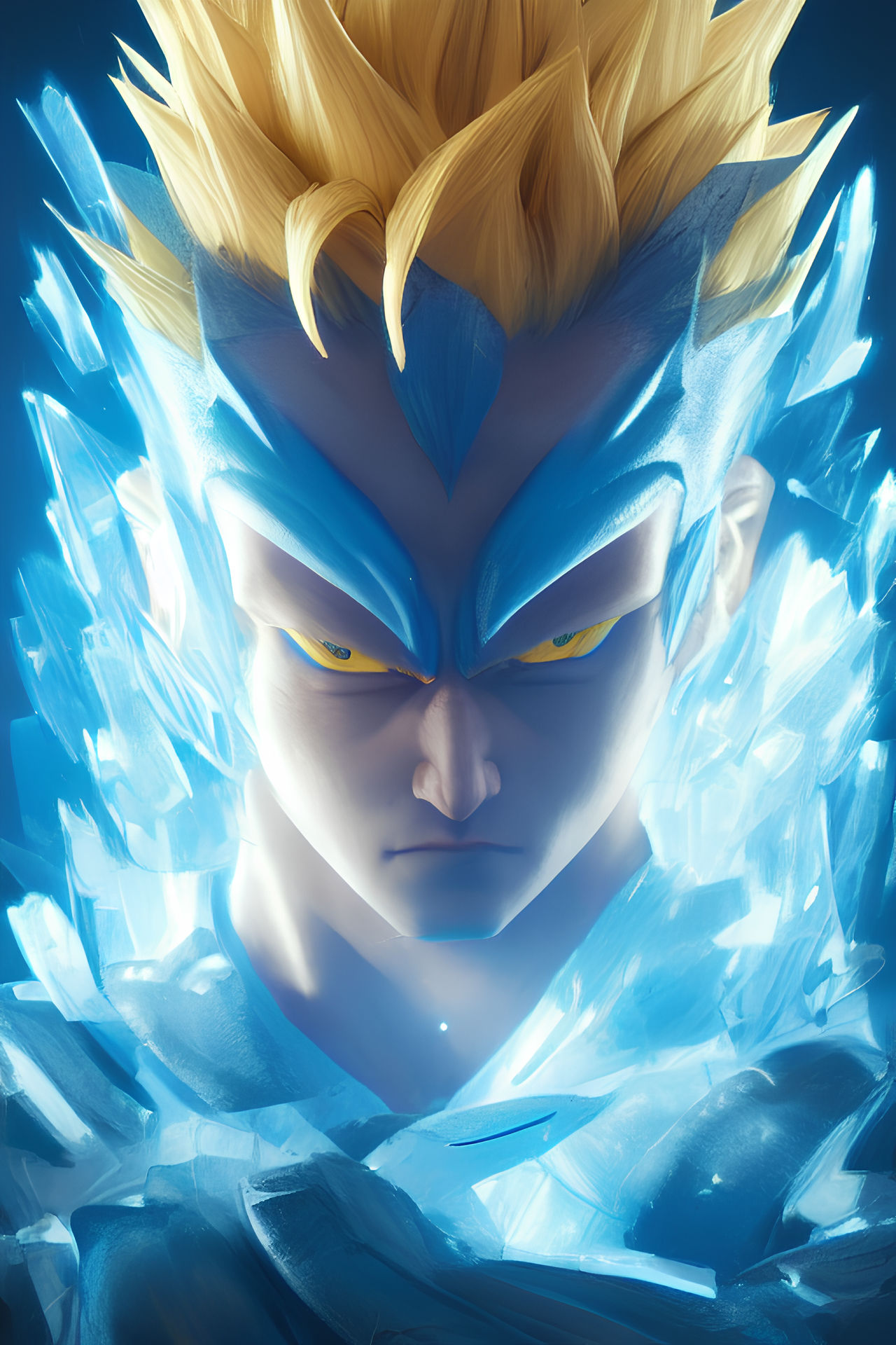 1 Sayan new generation sayan, gold and blue by paulowiki on DeviantArt