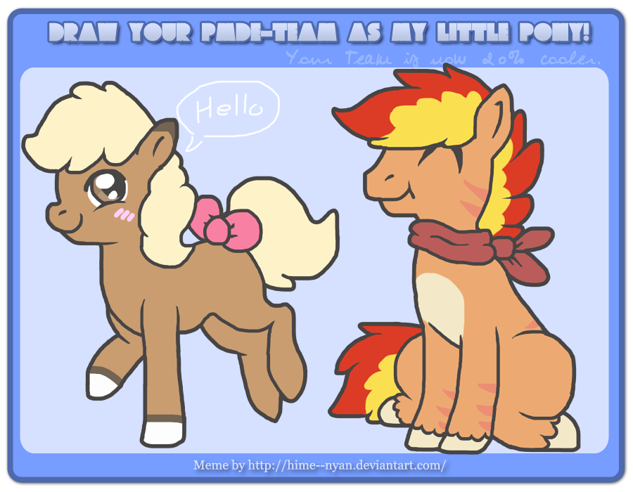 PMD-E Meme - Team Jolly Clowns as ponies