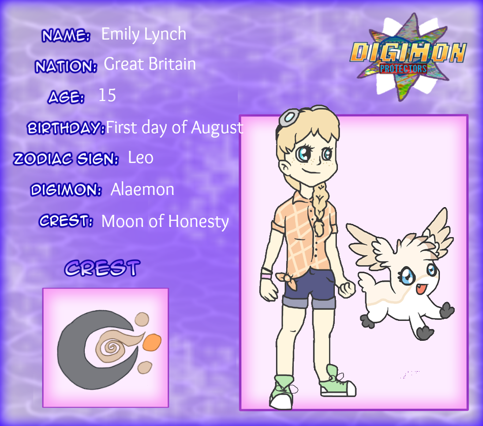 Digimon Protectors - Emily and Alaemon