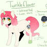 Twinkleflower reference sheet commission