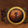 steampunk keyhole bracelet