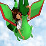 Flygon and I Take the Skies (ouo)