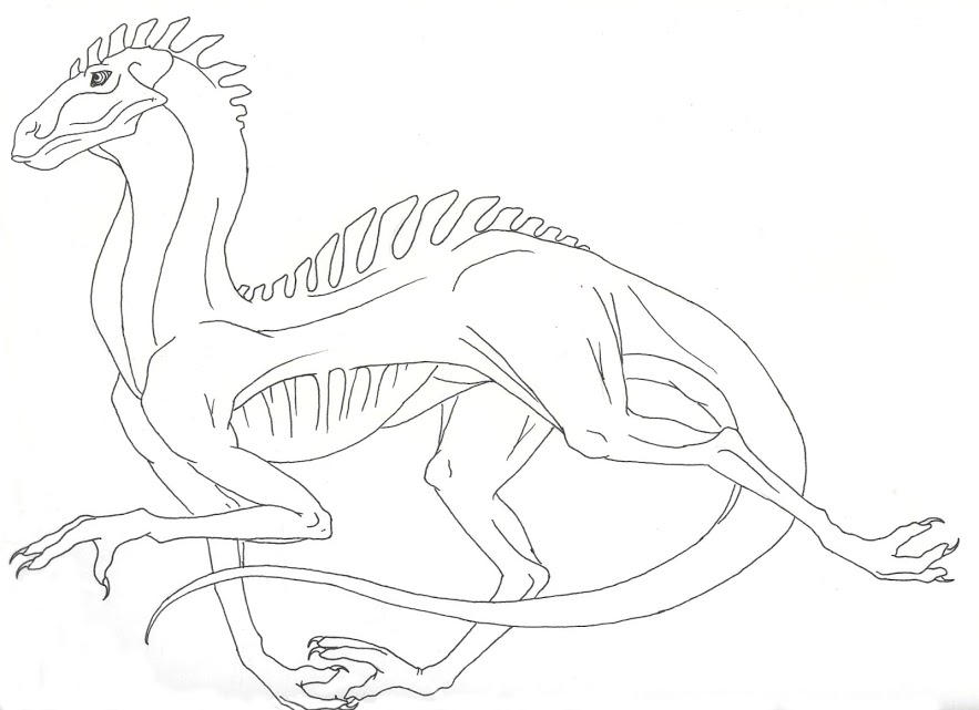 Spiny Lizard Base by JaciJaci on DeviantArt