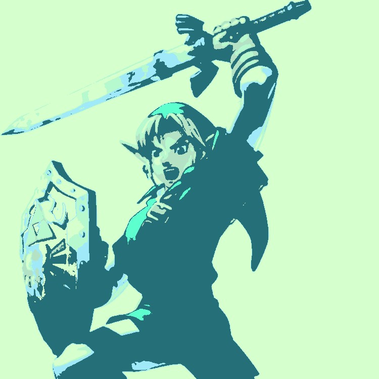Link Zelda Character Game Popart by Qreative on canvas, poster, wallpaper  and more