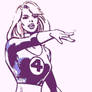 Invisible Woman pop art