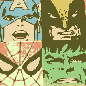 Marvel Comic's pop art 2