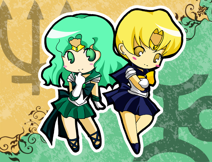 Sailor Uranus and Neptune