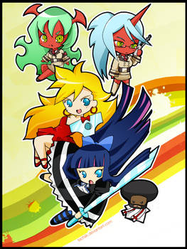 panty and stocking chibi