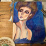 The blue girl