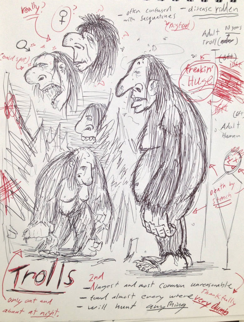 Troll Note Troll notes Pg1 by SquidHatJenkins on DeviantArt