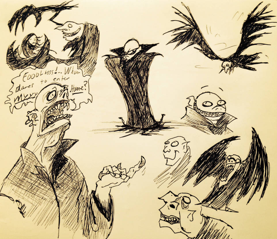 Vampire Tale Ink Vampires pg 3 (ink) by SquidHatJenkins on DeviantArt