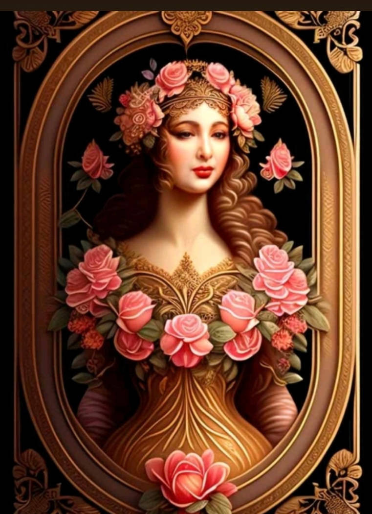 Lady In Rose Lady roses by bluequerubin on DeviantArt