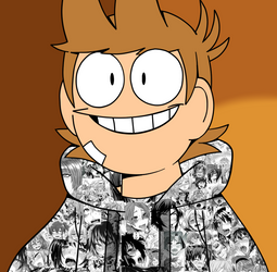 So, i decide to make Tord in a hoodie with ahegao