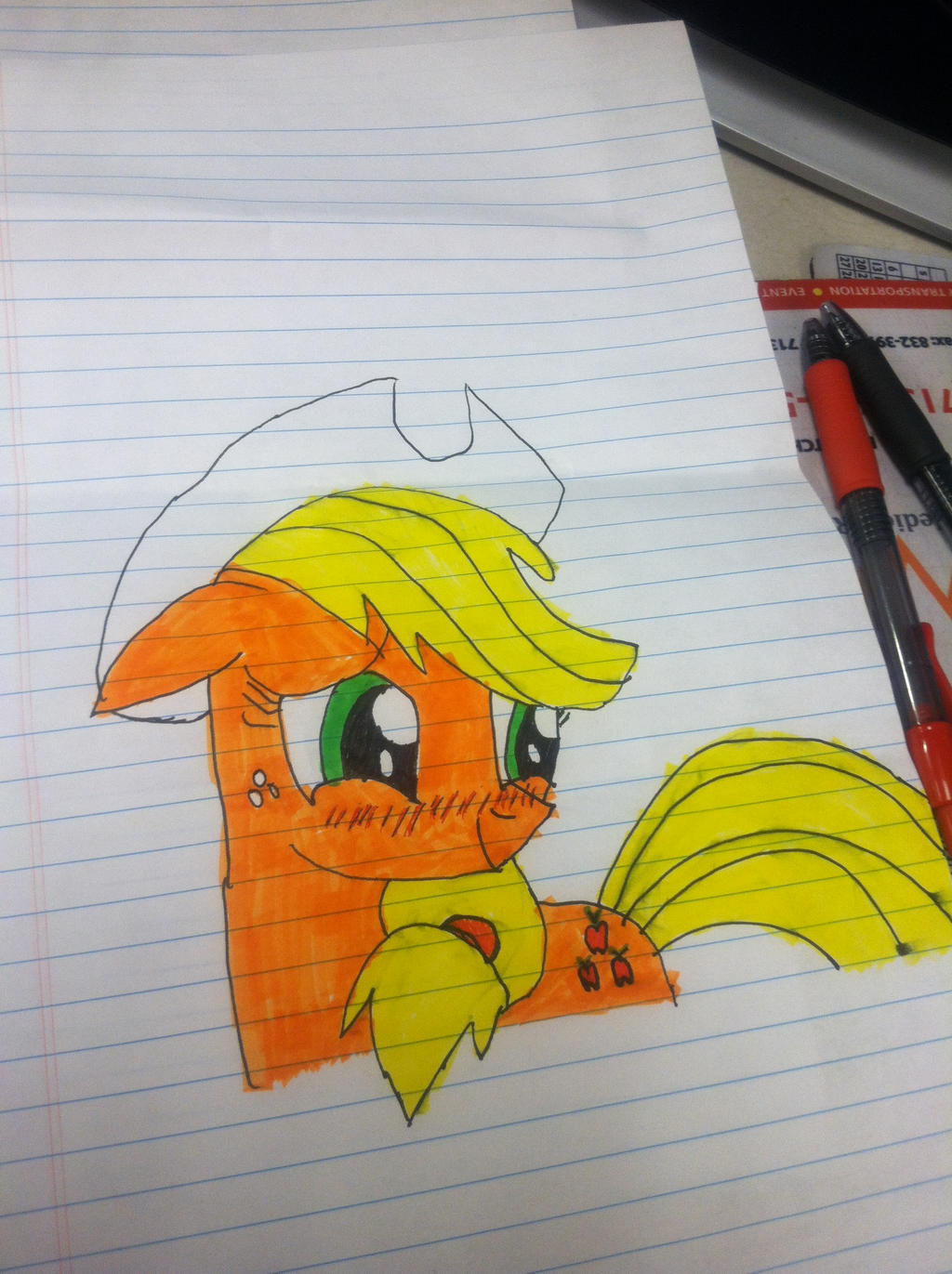 Applejack -color by PrincessSunbutt on DeviantArt