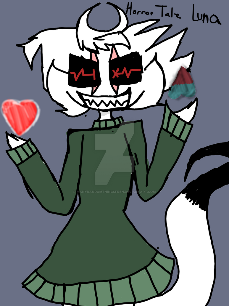 Luna The Wolf |HorrorTale| by ManyRandomThingsFren on DeviantArt